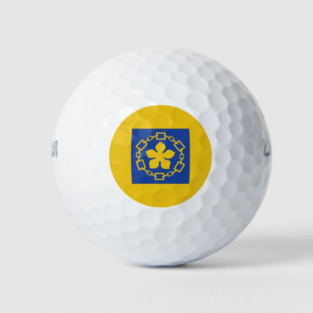 Bandera de Hamilton, bolas de golf de Ontario (Anverso)