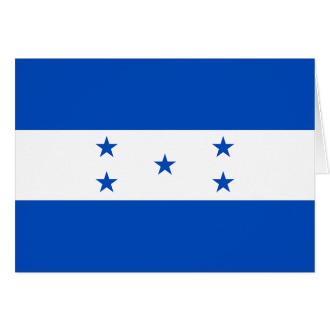 Bandera de Honduras (Anverso (Horizontal))
