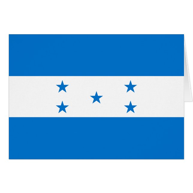 Bandera de Honduras (Anverso (Horizontal))
