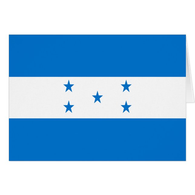 Bandera de Honduras (Anverso (Horizontal))