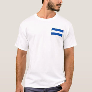 Bandera de Honduras y camiseta del mapa