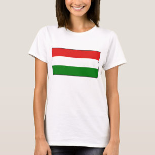 Bandera de Hungría x Mapa camiseta