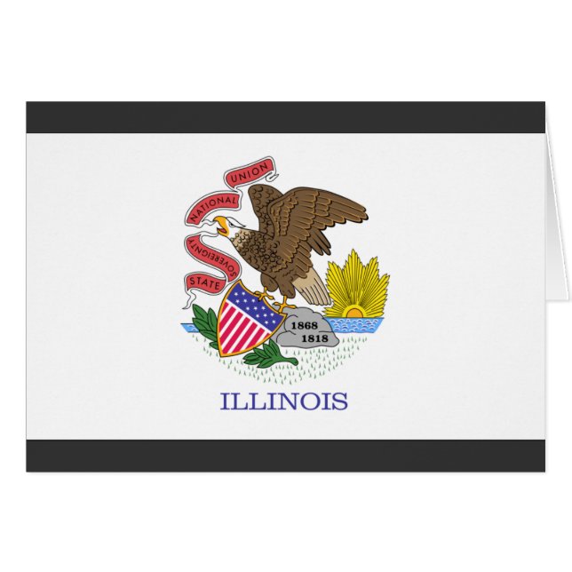 Bandera de Illinois (Anverso (Horizontal))