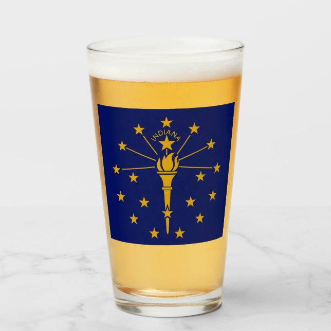 BANDERA DE INDIANA (Anverso (lleno))