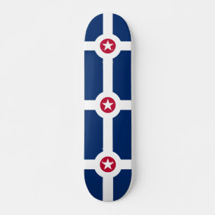 Bandera de Indianápolis, patineta de Indiana