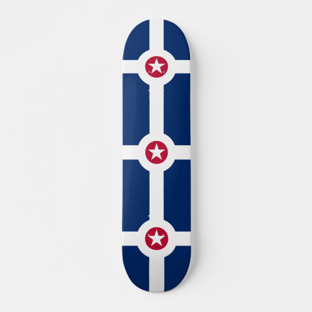 Bandera de Indianápolis, patineta de Indiana (Anverso )