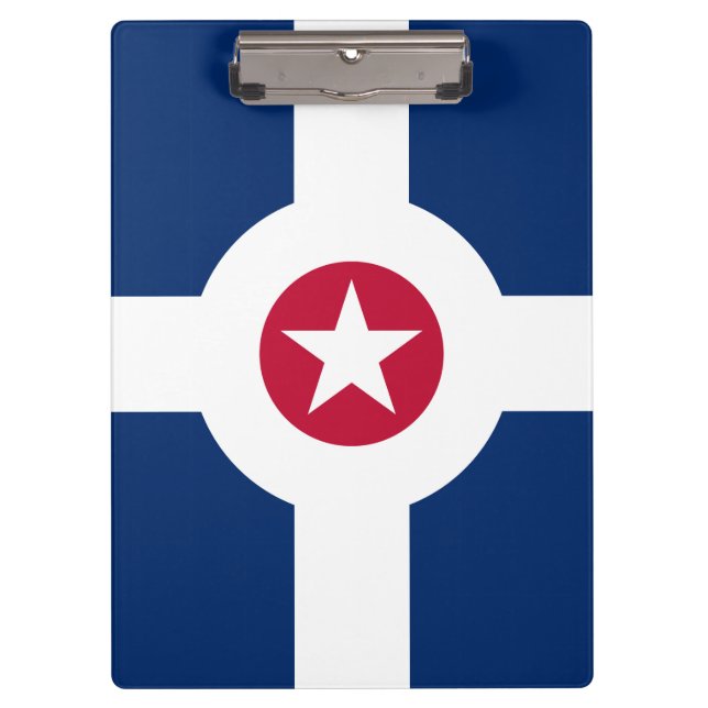 Bandera de Indianápolis, Portapapeles de Indiana (Anverso)