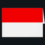 Bandera de Indonesia<br><div class="desc">Bandera patriótica de Indonesia.</div>