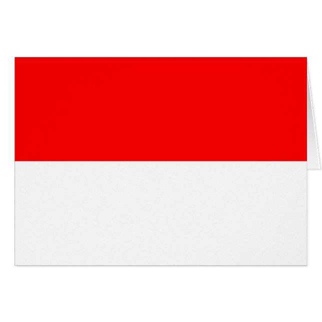 Bandera de Indonesia (Anverso (Horizontal))