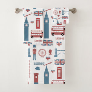 Bandera de Inglaterra de Londres, bus de doble cub