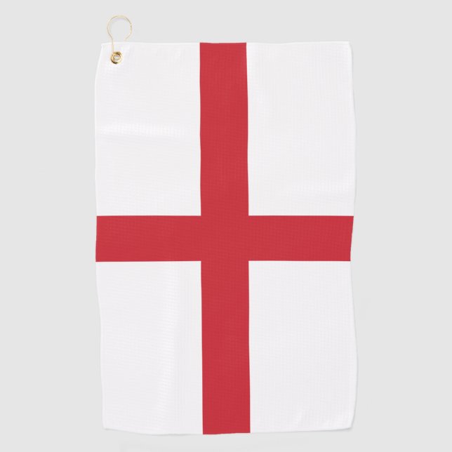Bandera de Inglaterra Toalla de golf (Anverso)