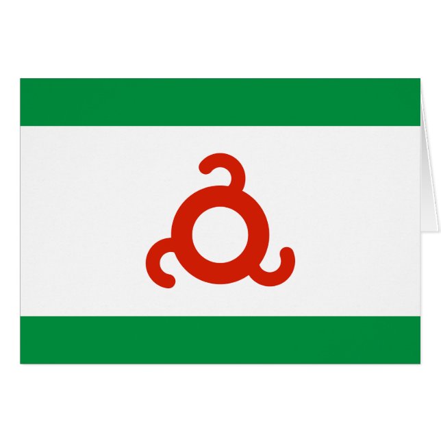 Bandera de Ingushetia (Anverso (Horizontal))
