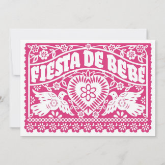 Bandera de Invitación de Fiesta de Bebe Pink Love