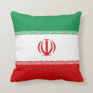 Bandera de Irán x almohada de bandera