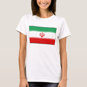Bandera de Irán x Mapa camiseta