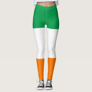 Bandera de Irlanda Leggings