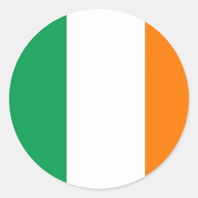 Bandera de Irlanda Pegatina (Anverso)