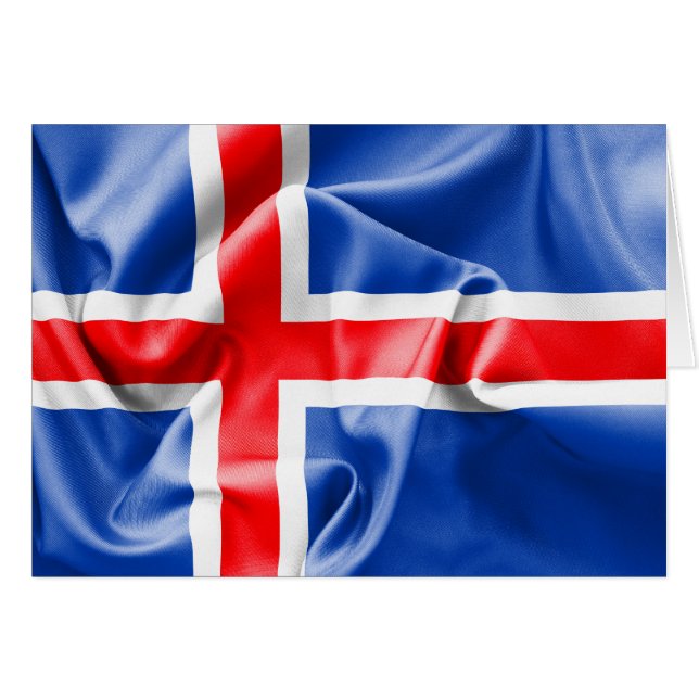 Bandera de Islandia (Anverso (Horizontal))