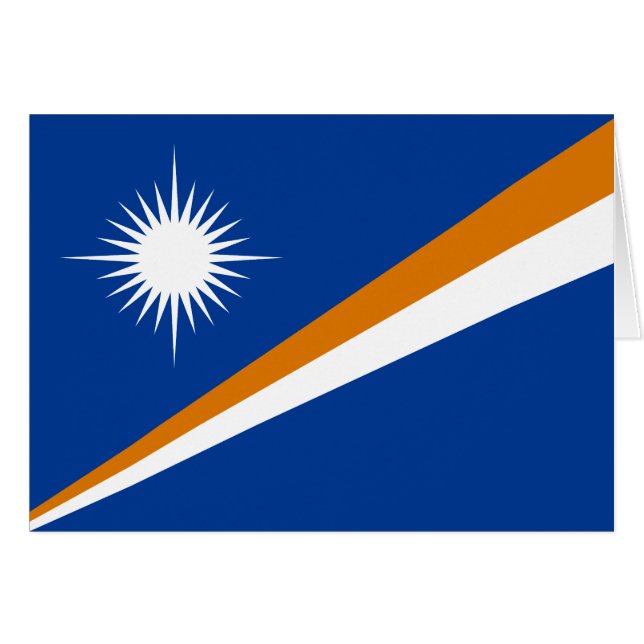 Bandera de Islas Marshall (Anverso (Horizontal))
