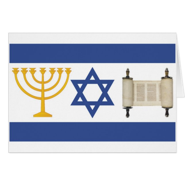 Bandera de Israel (Anverso (Horizontal))