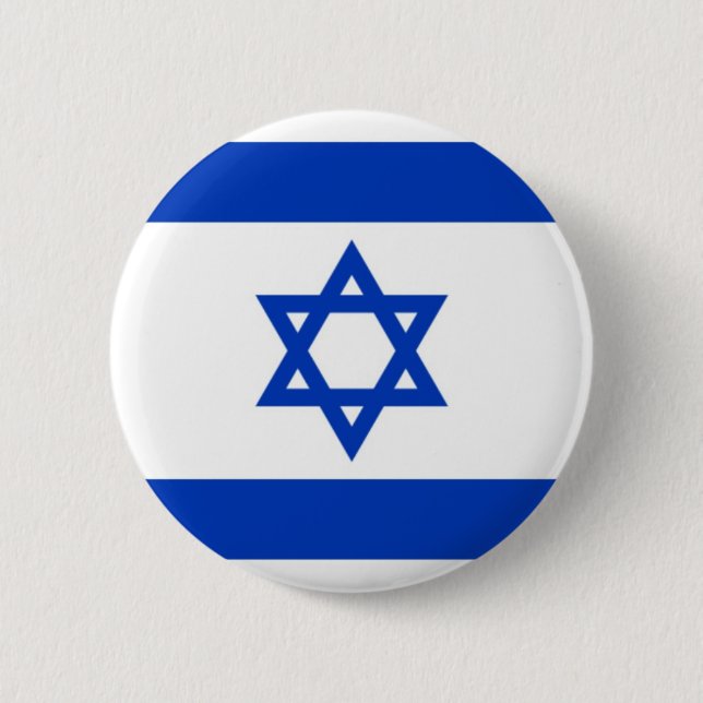 Bandera de Israel en el Pin/la insignia del botón (Anverso)