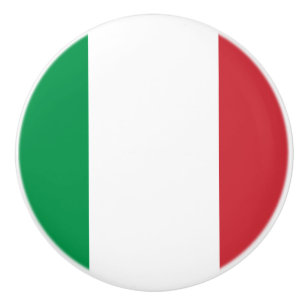 Bandera de Italia Pomo de Cerámica
