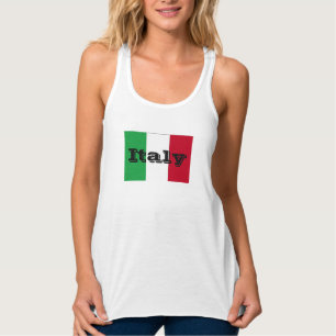 Bandera De Italia Tank Top