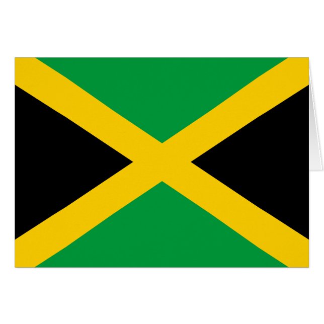 Bandera de Jamaica (Anverso (Horizontal))