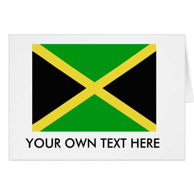 Bandera de Jamaica (Anverso (Horizontal))