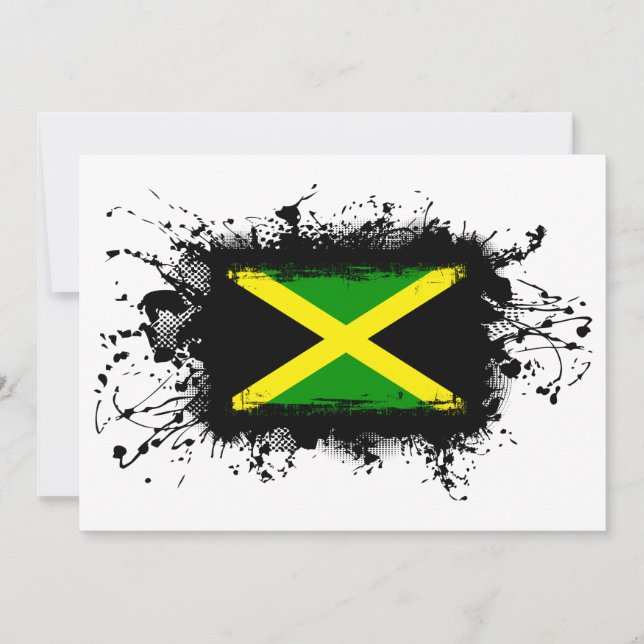 Bandera de Jamaica (Anverso)