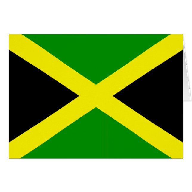 Bandera de Jamaica (Anverso (Horizontal))