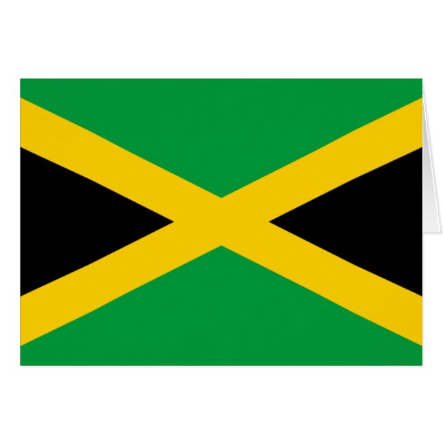 Bandera de Jamaica (Anverso (Horizontal))