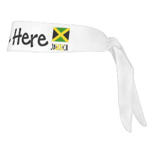 Bandera de Jamaica y Jamaica con el nombre de "Tie