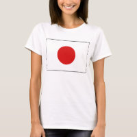 Bandera de Japón x Mapa de camiseta