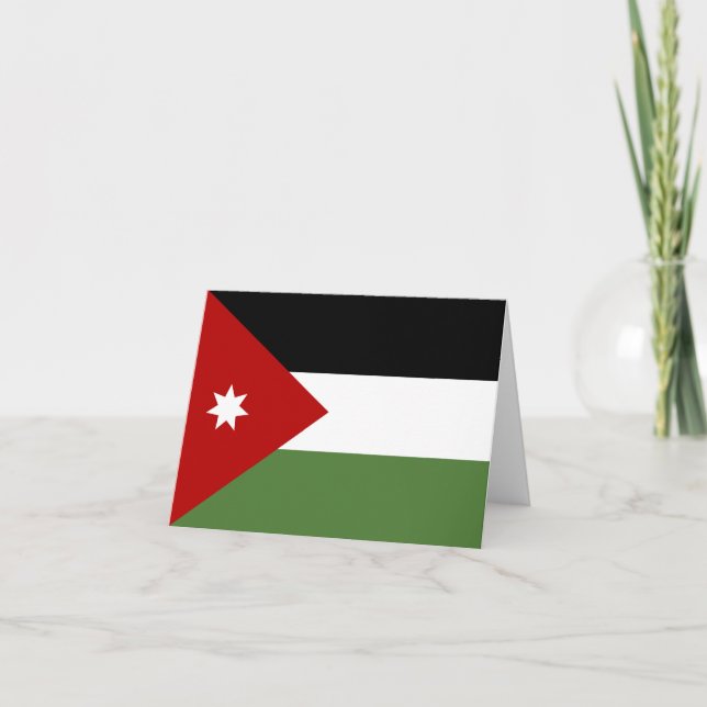 Bandera de Jordania (Anverso)