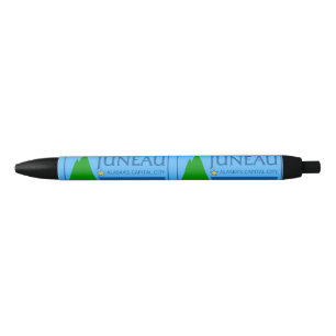 Bandera de Juneau, Pluma Alaska de tinta negra