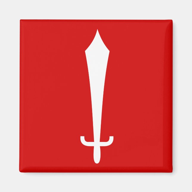 Bandera de Katmandú, imán de Nepal (Frente)