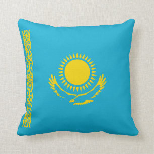 Bandera de Kazajistán x almohada de bandera