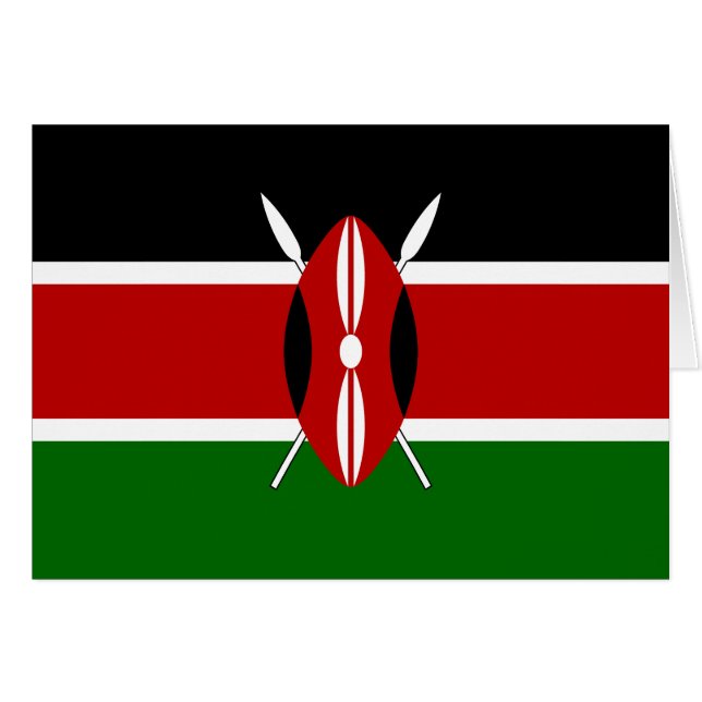 Bandera de Kenia (Anverso (Horizontal))