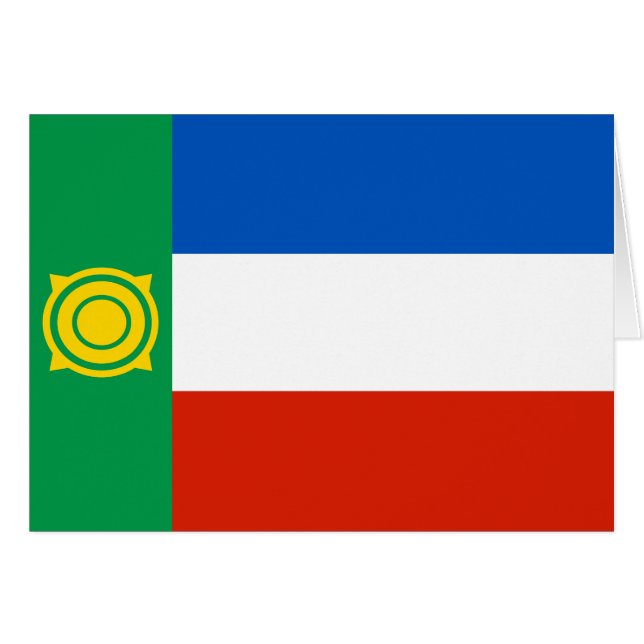 Bandera de Khakassia (Anverso (Horizontal))