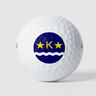 Bandera de Kinshasa, bolas de golf Congo