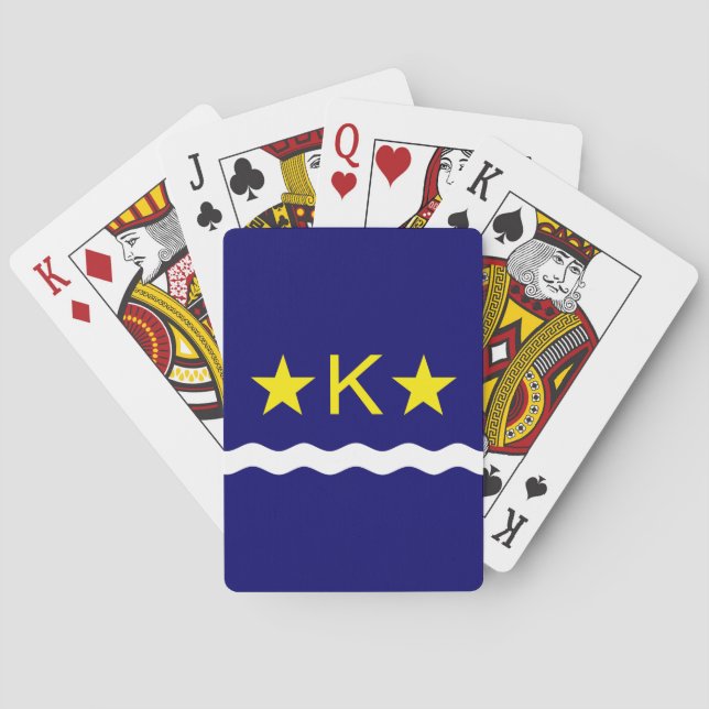Bandera de Kinshasa, cartas de juego del Congo (Reverso)