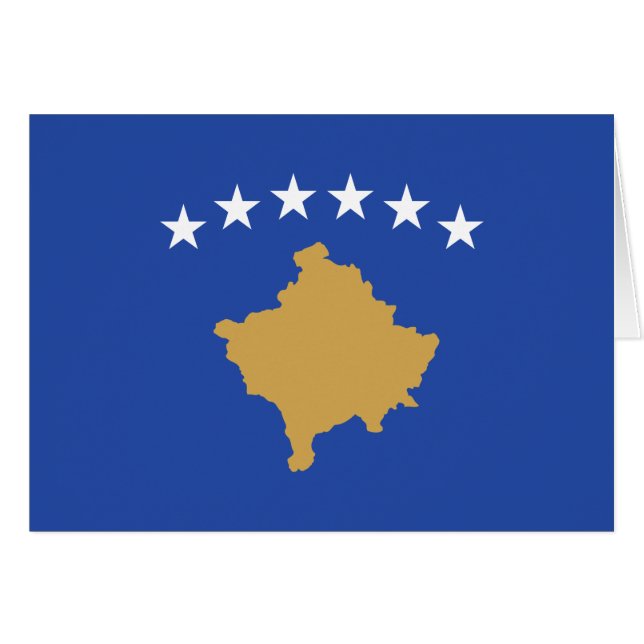 Bandera de Kosovo (Anverso (Horizontal))