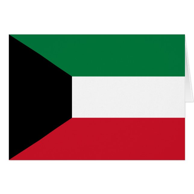 Bandera de Kuwait (Anverso (Horizontal))