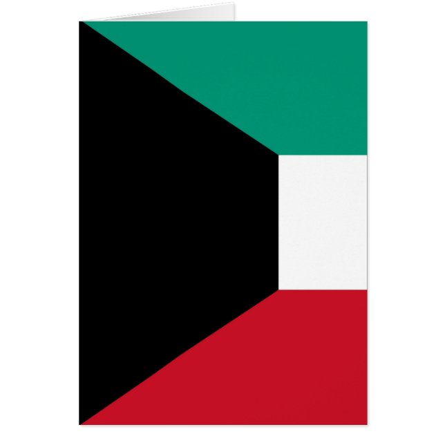 Bandera de Kuwait (Frente)