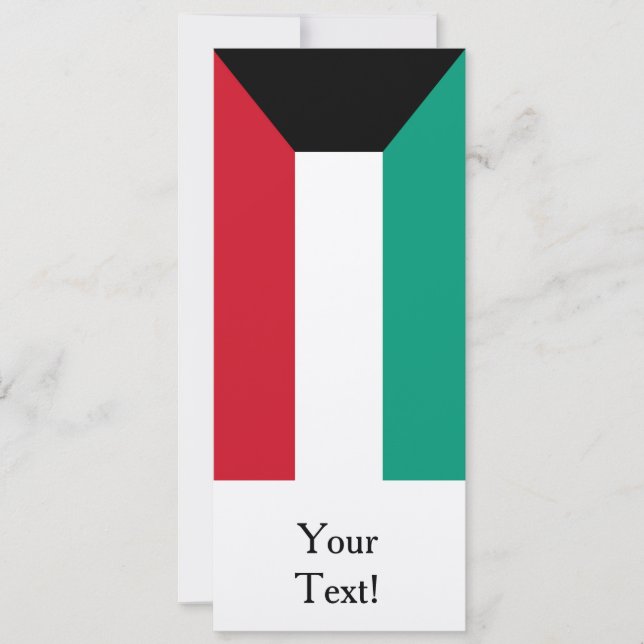 Bandera de Kuwait (Anverso)