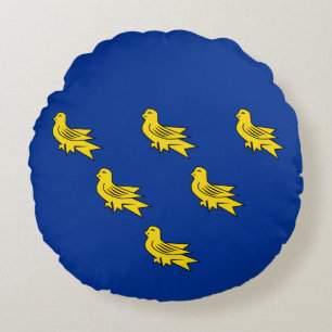Bandera de la almohada redonda de Sussex