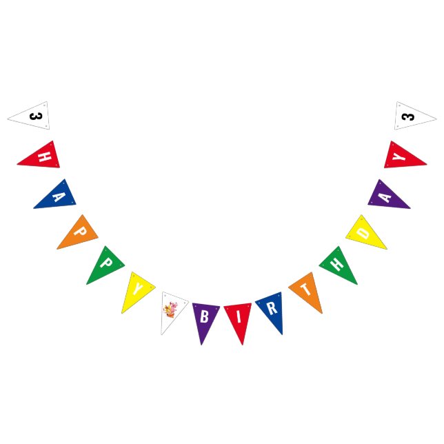 Bandera de la bandera del cumpleaños del mundo de (Todo)