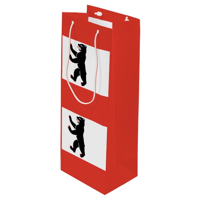 Bandera de la bolsa de regalo de vino de Berlín (Angulo Anverso)
