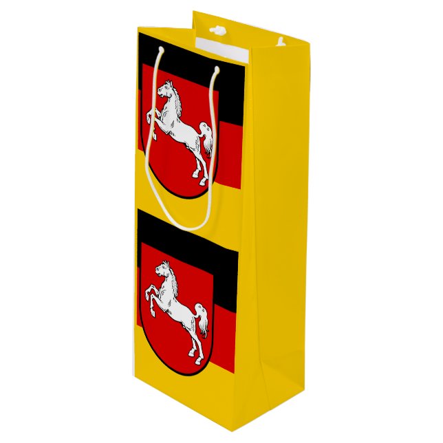 Bandera de la bolsa de regalo de vino de la Baja S (Angulo Anverso)